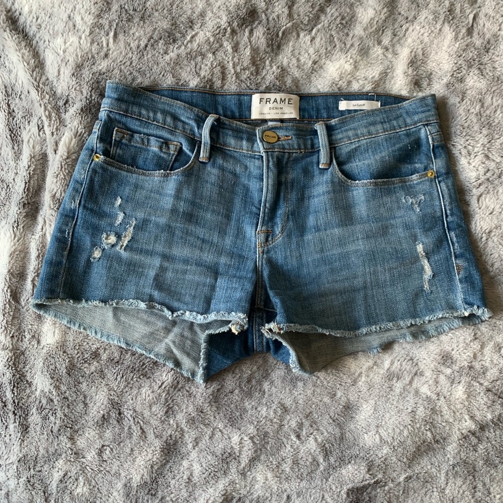 Frame Denim Shorts Le Cutoff